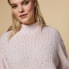 Abbigliamento Marina Rinaldi | Maglione In Misto Lana Rosa