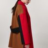 Abbigliamento Marina Rinaldi | Cappotto Di Stoffa Rosso