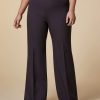 Abbigliamento Marina Rinaldi | Pantaloni In Triacetato Viola