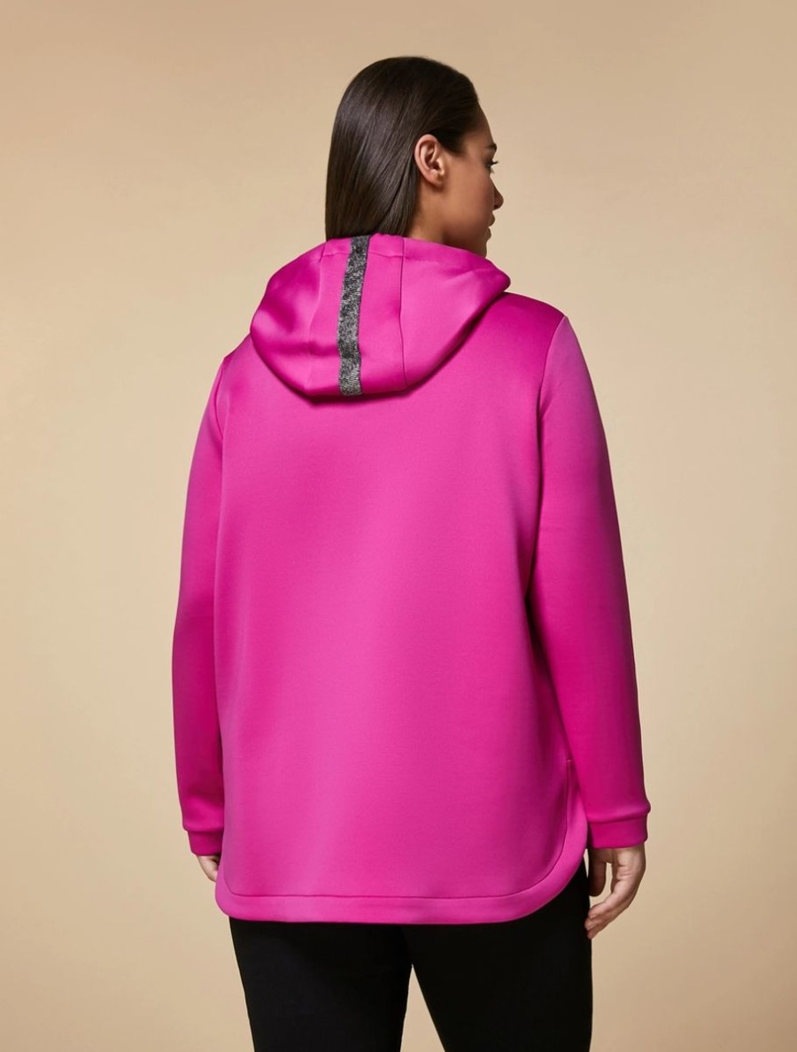 Abbigliamento Marina Rinaldi | Giacca In Jersey Scuba Fucsia