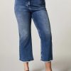 Abbigliamento Marina Rinaldi | Pantaloni In Denim Elasticizzato Sci Blu