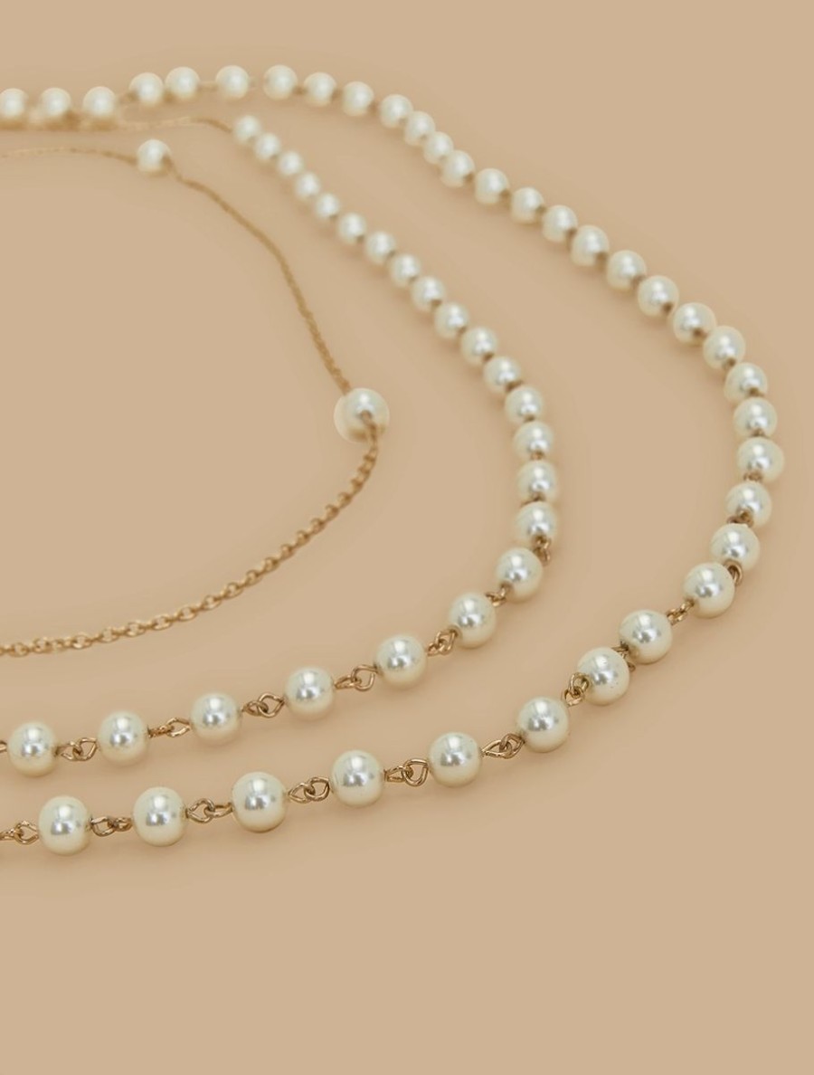 Cerimonia Marina Rinaldi | Collana Con Perle Bianco