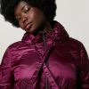 Abbigliamento Marina Rinaldi | Parka In Nylon Lucente Viola