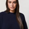 Abbigliamento Marina Rinaldi | Maglia In Lana E Cashmere Marina Scuro