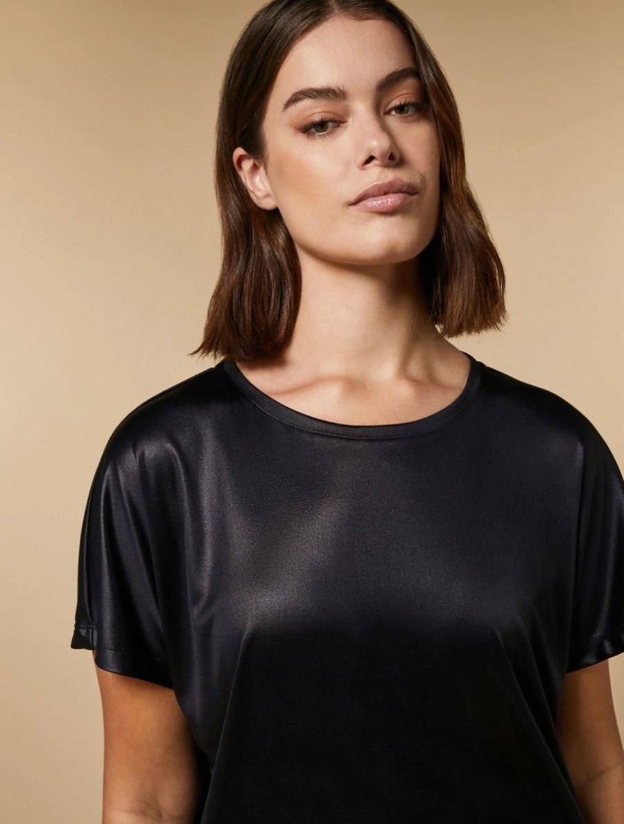 Abbigliamento Marina Rinaldi | Maglietta In Maglia Nero