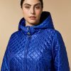 Abbigliamento Marina Rinaldi | Parka Imbottito Idrorepellente Blu Cina