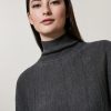 Abbigliamento Marina Rinaldi | Maglione In Misto Lana Grigio Scuro