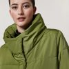 Abbigliamento Marina Rinaldi | Giubbotto Pesante In Tela Idrorepellente Verde