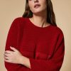 Abbigliamento Marina Rinaldi | Maglione In Misto Lana Rosso