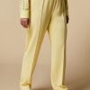 Abbigliamento Marina Rinaldi | Pantaloni Classici In Cady Triacetato Limone