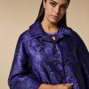 Abbigliamento Marina Rinaldi | Spolverino Jacquard Lame Viola