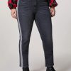 Abbigliamento Marina Rinaldi | Jeans In Denim Super Stretch Nero