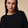 Abbigliamento Marina Rinaldi | Maglia In Misto Alpaca Nero