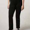 Abbigliamento Marina Rinaldi | Pantaloni In Tessuto Maglia Milano Nero