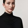 Abbigliamento Marina Rinaldi | T-Shirt In Jersey Di Viscosa Nero