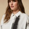 Abbigliamento Marina Rinaldi | Camicia In Popeline Di Cotone Bianco