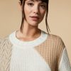 Abbigliamento Marina Rinaldi | Maglione In Misto Lana Bianco