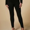 Abbigliamento Marina Rinaldi | Leggings In Maglia Di Viscosa Nero