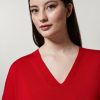 Abbigliamento Marina Rinaldi | Maglione In Lana Merino Rosso