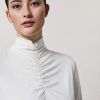 Abbigliamento Marina Rinaldi | T-Shirt In Jersey Di Viscosa Bianco