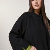 Abbigliamento Marina Rinaldi | Giacca In Jersey Compatto Nero