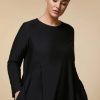 Abbigliamento Marina Rinaldi | Abito Lungo In Maglia Nero