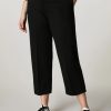 Abbigliamento Marina Rinaldi | Pantaloni In Tessuto Maglia Milano Nero