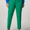 Abbigliamento Marina Rinaldi | Pantaloni In Tessuto Tecnico Verde