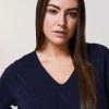 Abbigliamento Marina Rinaldi | Maglia In Lana E Cashmere Marina Scuro