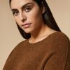 Abbigliamento Marina Rinaldi | Maglia In Misto Alpaca Marrone