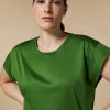 Abbigliamento Marina Rinaldi | Maglietta In Maglia Verde