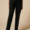 Abbigliamento Marina Rinaldi | Pantaloni Classici In Cady Triacetato Nero