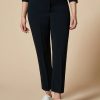 Abbigliamento Marina Rinaldi | Pantaloni Slim In Cady Triacetato Blu Notte