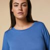 Abbigliamento Marina Rinaldi | Maglietta In Maglia Sci Blu