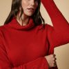 Abbigliamento Marina Rinaldi | Maglia In Lana E Cashmere Rosso