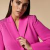 Abbigliamento Marina Rinaldi | Giacca Blazer In Cady Stretch Fucsia