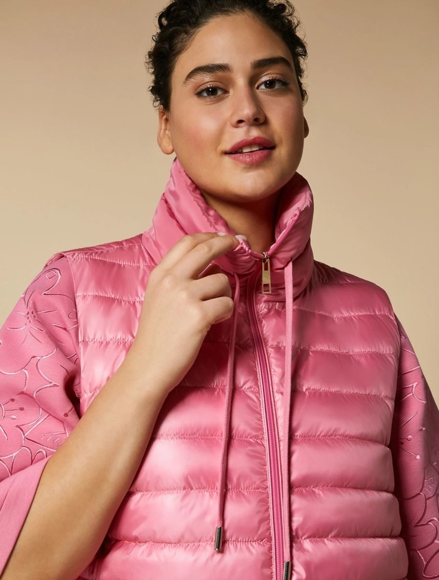 Abbigliamento Marina Rinaldi | Gilet Trapuntato Idrorepellente Rosa