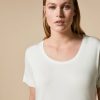 Abbigliamento Marina Rinaldi | Maglietta In Maglia Bianco