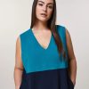 Abbigliamento Marina Rinaldi | Abito In Maglia Marina Scuro