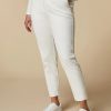 Abbigliamento Marina Rinaldi | Pantaloni Tecnici In Misto Cotone Bianco