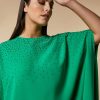 Abbigliamento Marina Rinaldi | Abito In Cady Stretch Verde