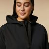 Abbigliamento Marina Rinaldi | Parka In Tela Idrorepellente Nero