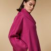 Abbigliamento Marina Rinaldi | Cappotto In Misto Lana Double Fucsia