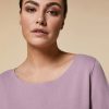 Abbigliamento Marina Rinaldi | Abito In Viscosa Stretch Rosa