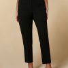 Cerimonia Marina Rinaldi | Pantaloni Slim In Triacetato Nero