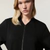 Abbigliamento Marina Rinaldi | Bomber In Pile Nero