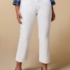 Abbigliamento Marina Rinaldi | Jeans Svasati In Denim Bianco