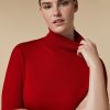 Abbigliamento Marina Rinaldi | Maglione Di Lana Rosso