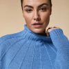 Abbigliamento Marina Rinaldi | Maglione In Misto Lana Sci Blu