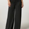 Abbigliamento Marina Rinaldi | Pantaloni In Crepe Envers Satin Nero